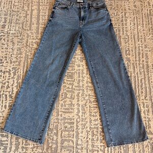 Kensie Wide Leg The Carla Jeans in Medium Blue Wash